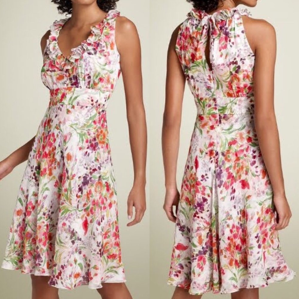 Donna Rico Floral Silk dress
